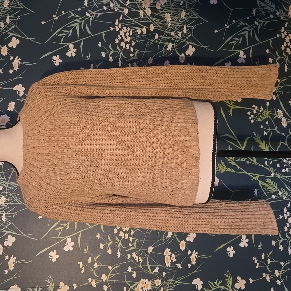 Vtg Abercrombie & Fitch Sweater Light Tan